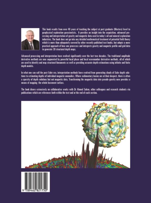 Achterkant van Advances in gravity and magnetic processing and interpretation