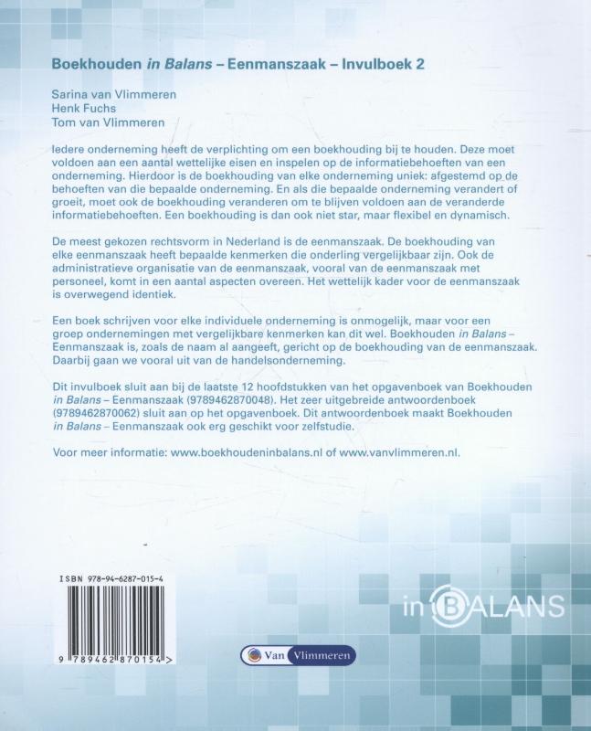 Achterkant van Invulboek 2
