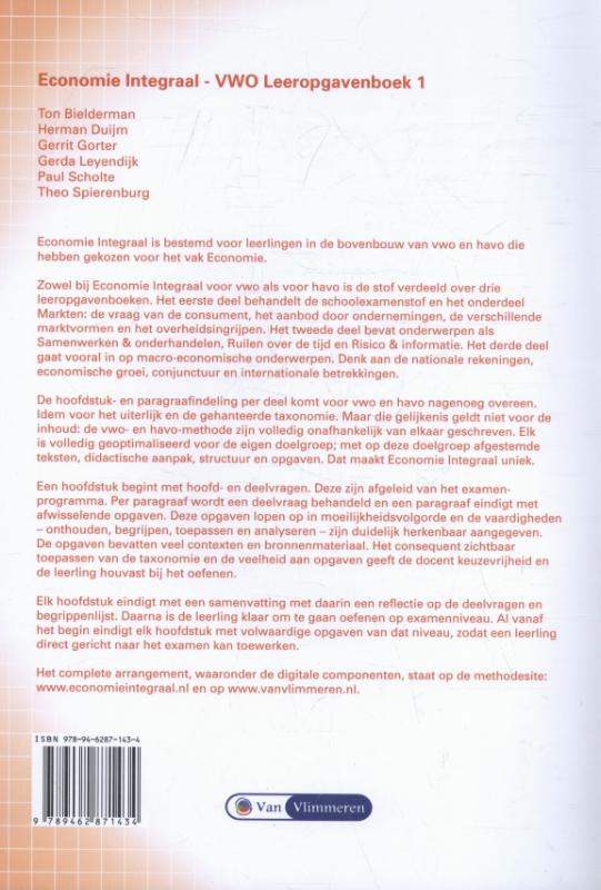 Achterkant van Leeropgavenboek 1