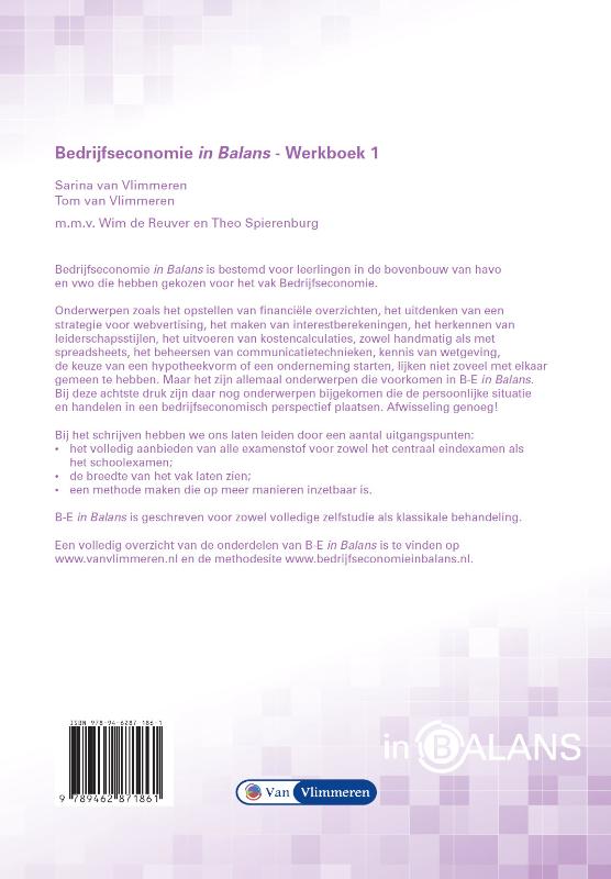 Achterkant van Werkboek 1