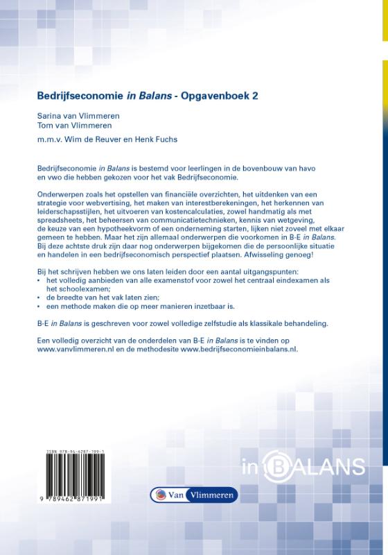 Achterkant van opgavenboek 2