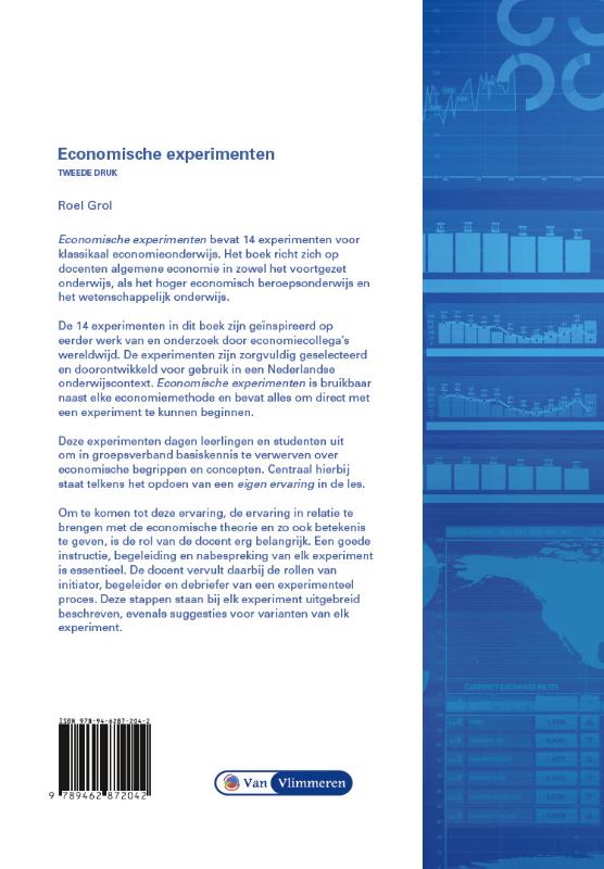 Achterkant van Economische experimenten
