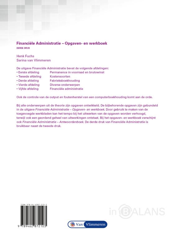 Achterkant van Opgaven- en werkboek