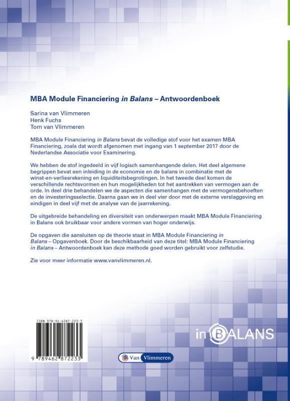 Achterkant van Antwoordenboek