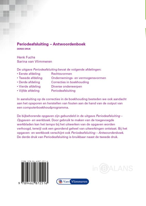 Achterkant van Periodeafsluiting