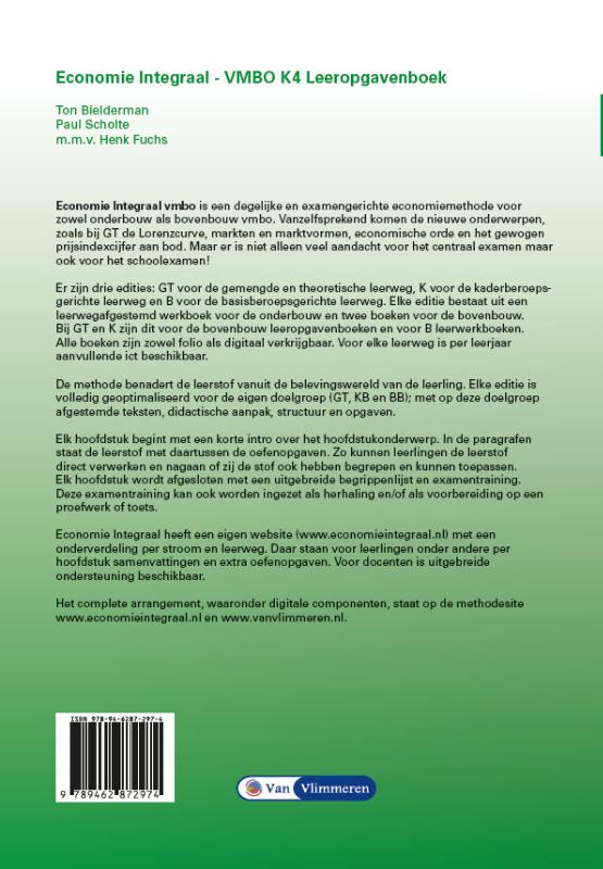 Achterkant van Leeropgavenboek