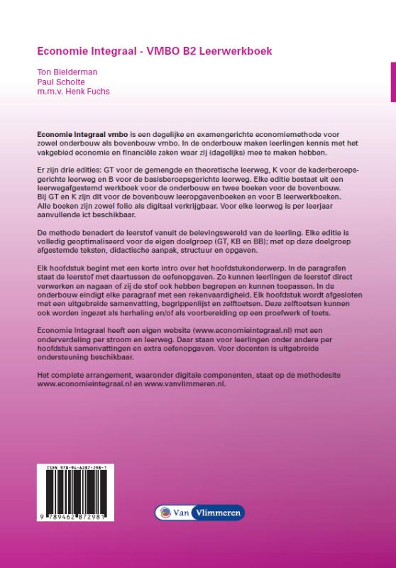 Achterkant van leerwerkboek