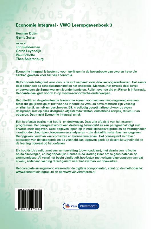 Achterkant van leeropgavenboek 3