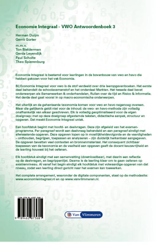 Achterkant van Antwoordenboek 3