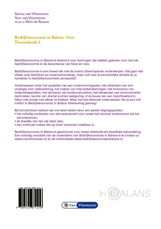 Achterkant van theorieboek