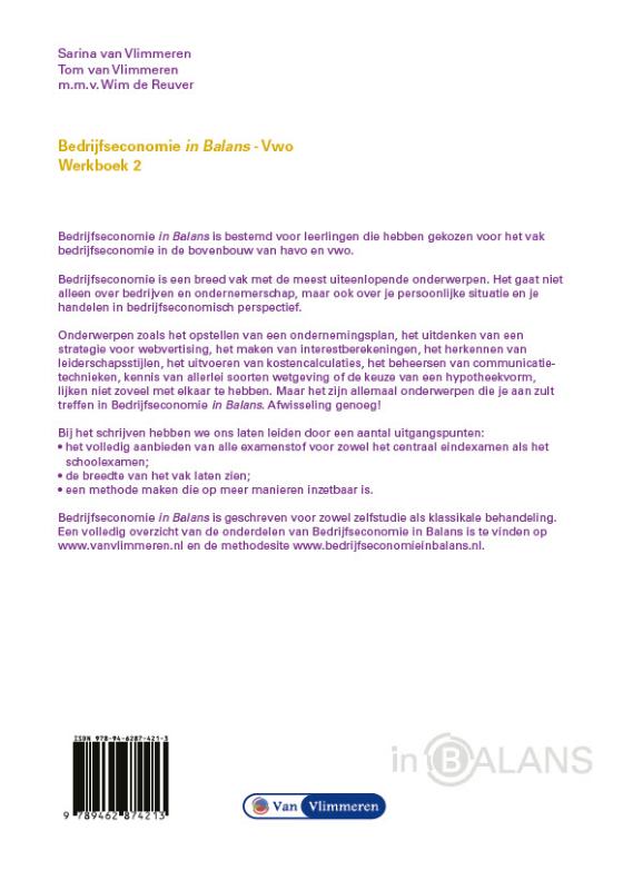 Achterkant van Werkboek 2