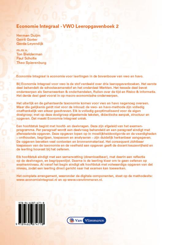 Achterkant van Leeropgavenboek