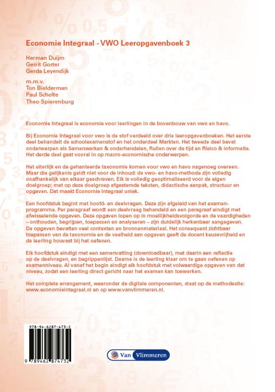 Achterkant van Leeropgavenboek