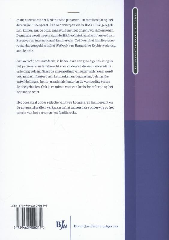 Achterkant van Familierecht