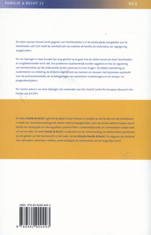Achterkant van De rol van de staat in familierelaties: meer of minder?