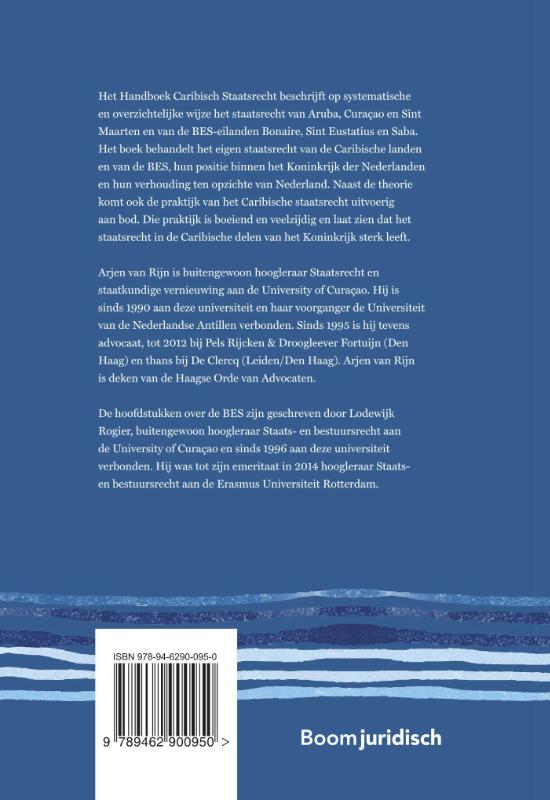 Achterkant van Handboek Caribisch Staatsrecht