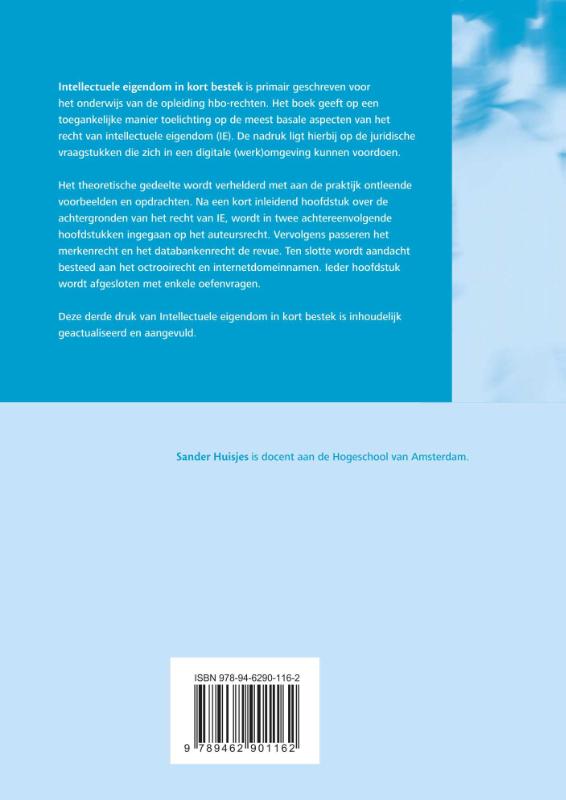 Achterkant van Intellectuele eigendom in kort bestek