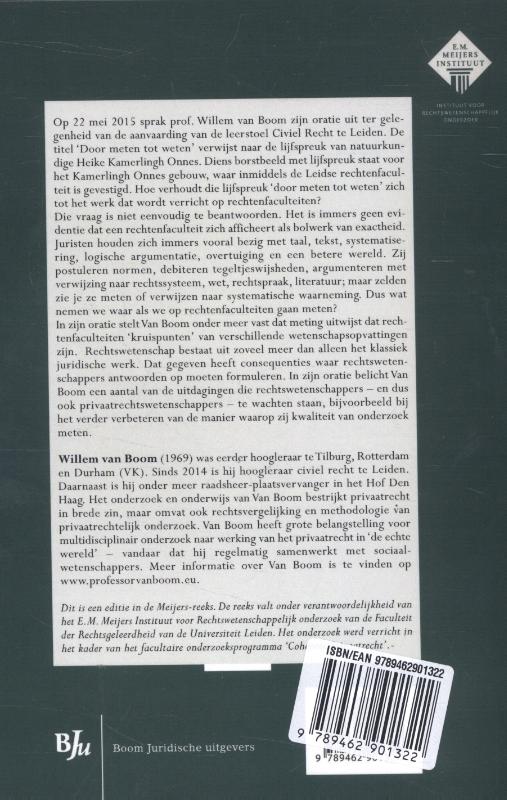 Achterkant van Door meten tot weten