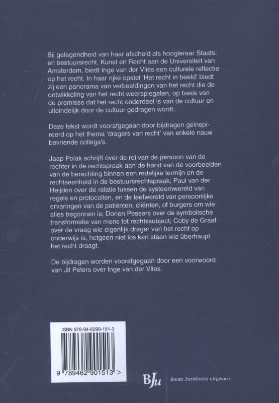 Achterkant van Dragers van het recht