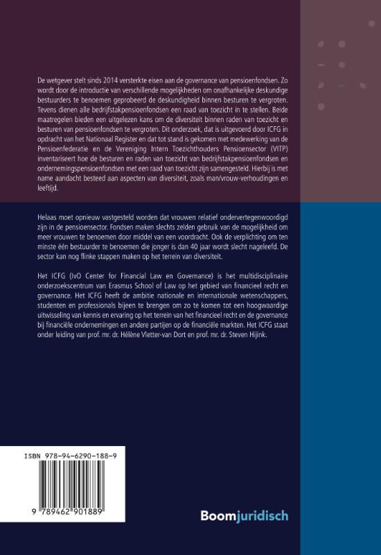 Achterkant van Diversiteit in het bestuur en het intern toezicht in de pensioensector
