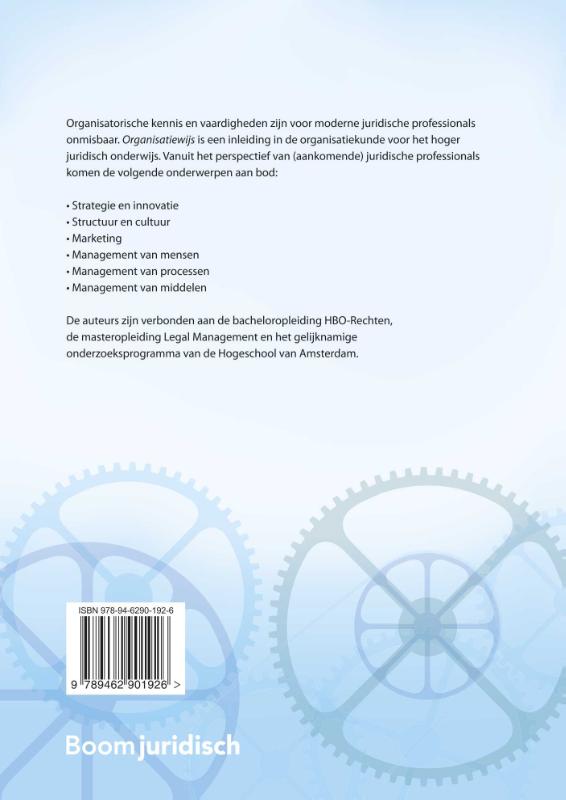 Achterkant van Organisatiewijs
