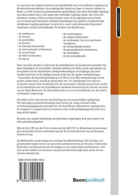 Achterkant van Bijzondere arbeidsverhoudingen