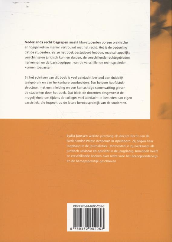 Achterkant van Nederlands recht begrepen