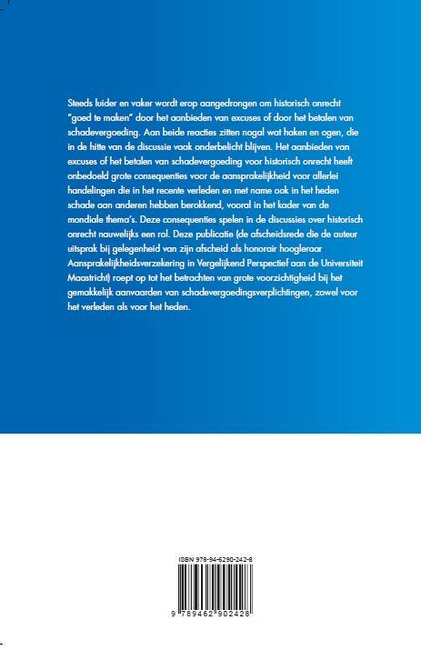 Achterkant van De lange schaduw van het verleden?