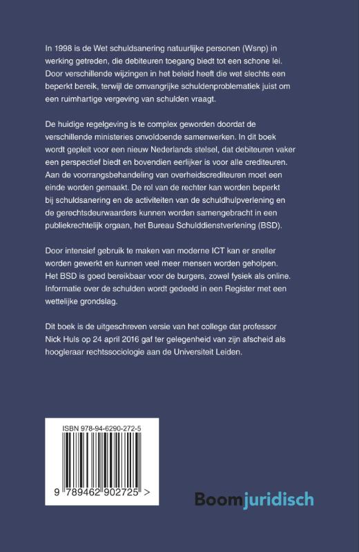Achterkant van Vergeef ons vaker onze schulden