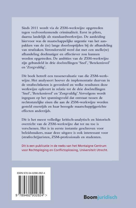 Achterkant van Snel, betekenisvol en zorgvuldig