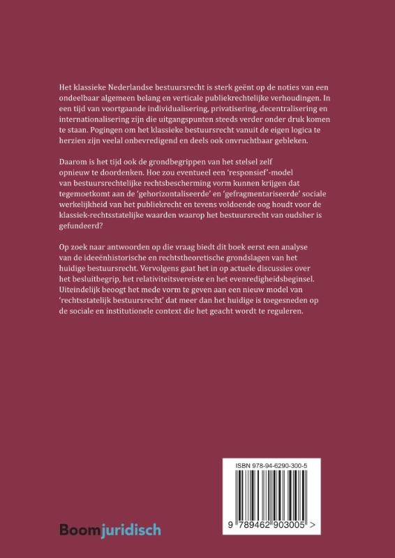 Achterkant van Bestuursrecht tussen autonomie en verhouding