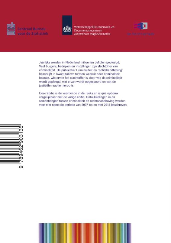 Achterkant van Criminaliteit en rechtshandhaving 2015