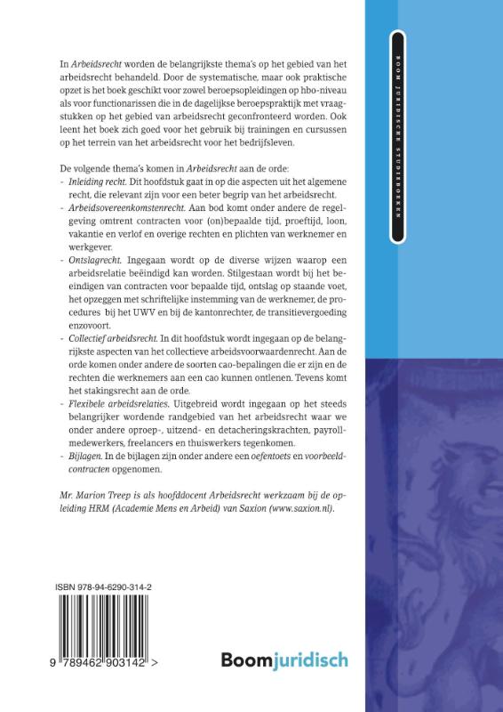 Achterkant van Arbeidsrecht