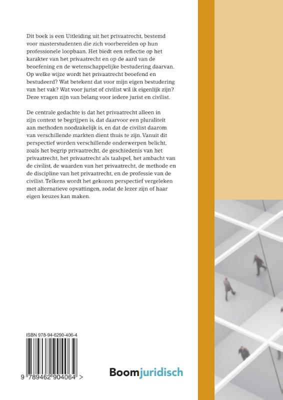 Achterkant van Privaatrecht in context