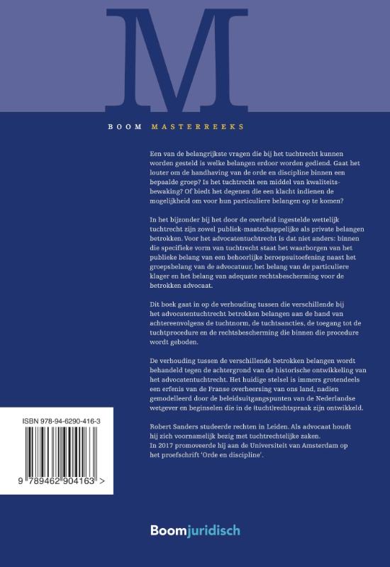 Achterkant van Orde & Discipline