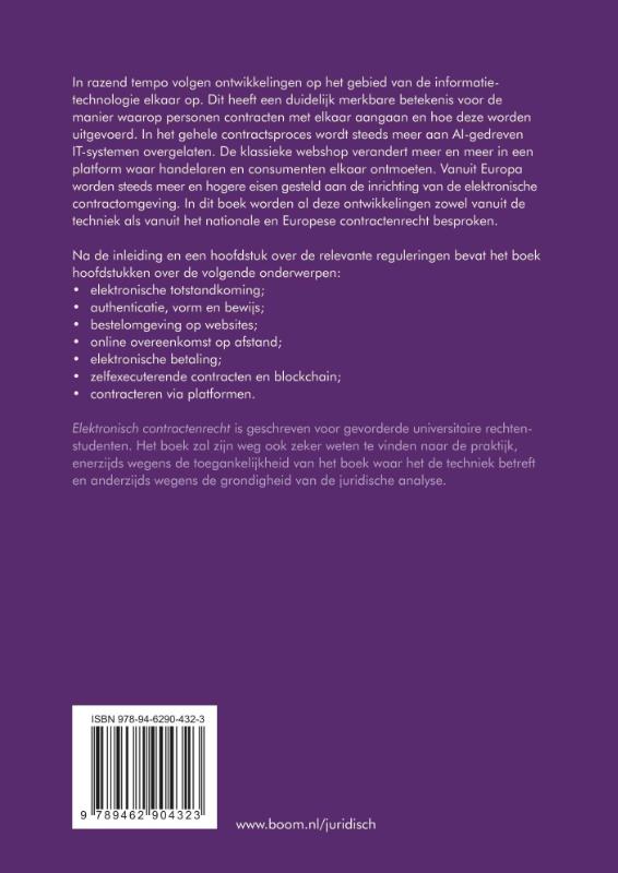 Achterkant van Elektronisch contractenrecht