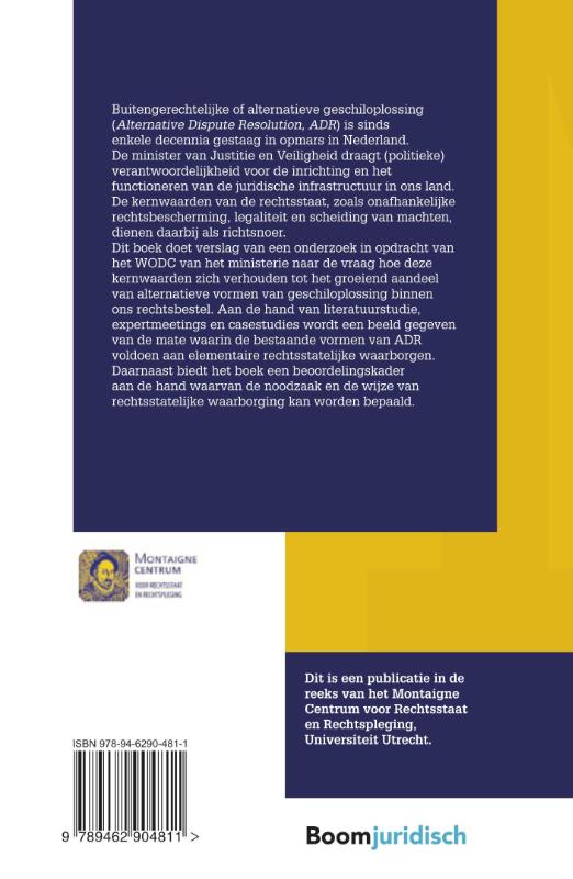 Achterkant van Rechtsstatelijke waarborging van buitengerechtelijke geschiloplossing