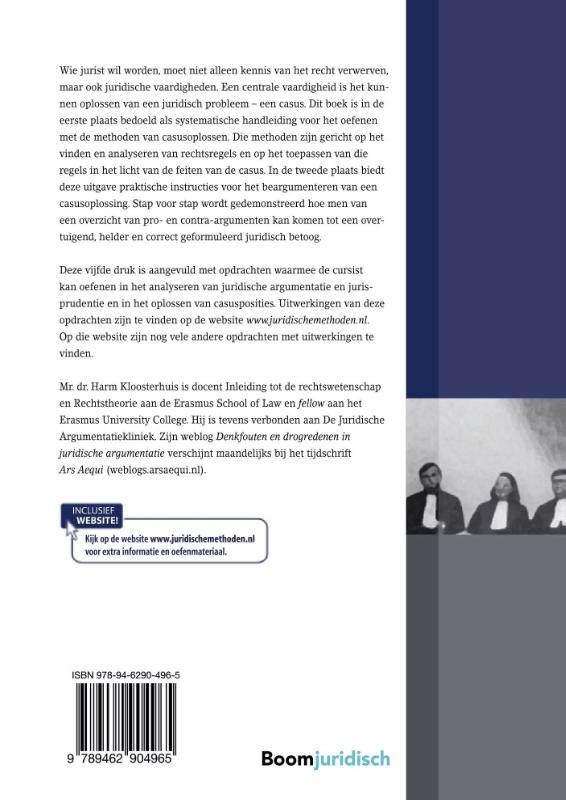 Achterkant van Juridische methoden