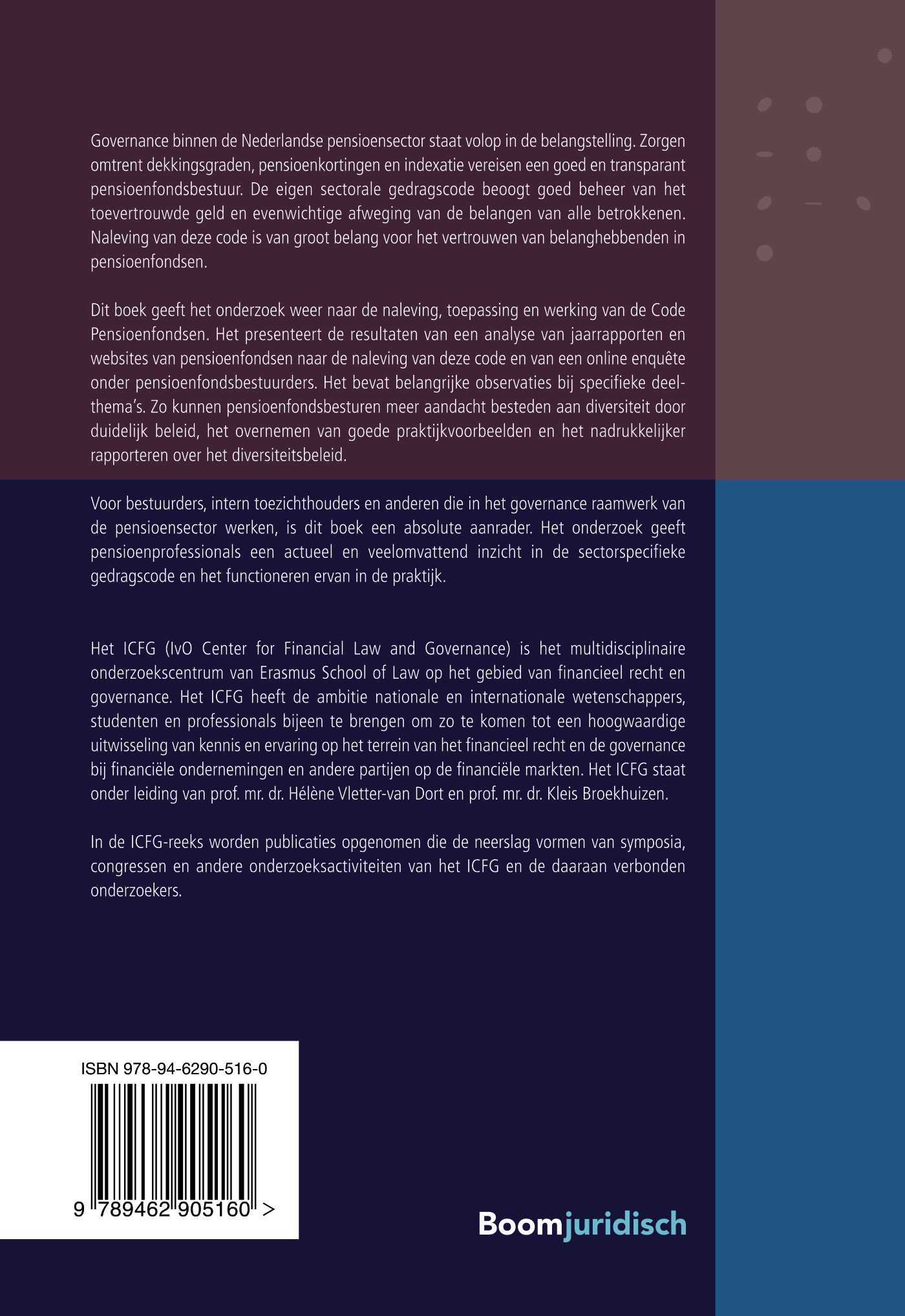 Achterkant van Inzicht in de Code Pensioenfondsen
