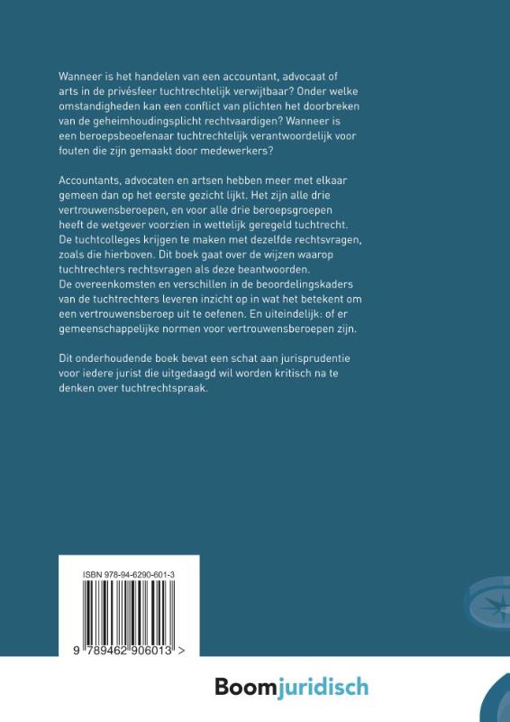 Achterkant van Gemeenschappelijke normen voor vertrouwensberoepen