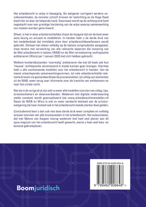 Achterkant van Arbeidsrecht in modellen