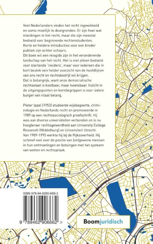 Achterkant van Het landschap van het recht
