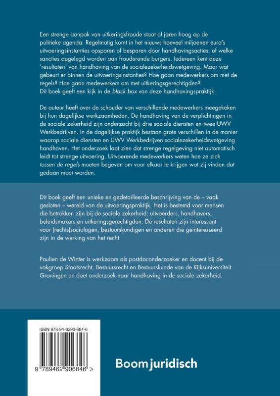 Achterkant van Tussen de regels