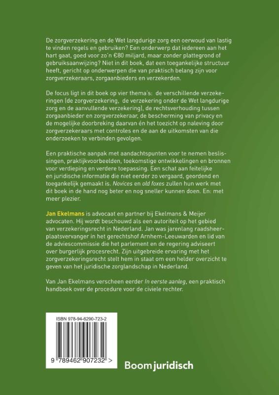 Achterkant van De zorgverzekering