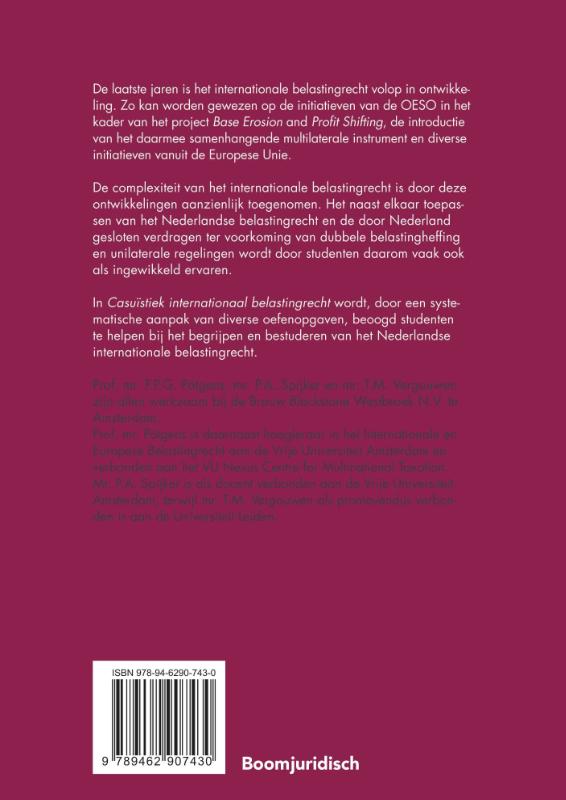 Achterkant van Casuïstiek internationaal belastingrecht
