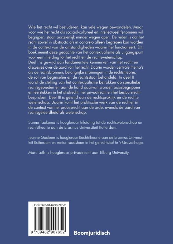 Achterkant van Recht in context