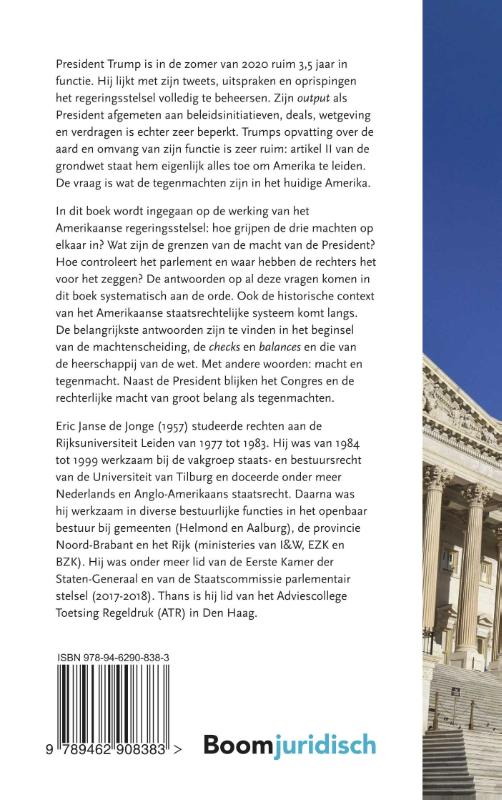 Achterkant van Macht en tegenmacht in Amerika