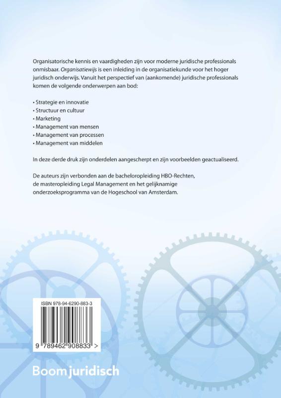 Achterkant van Organisatiewijs