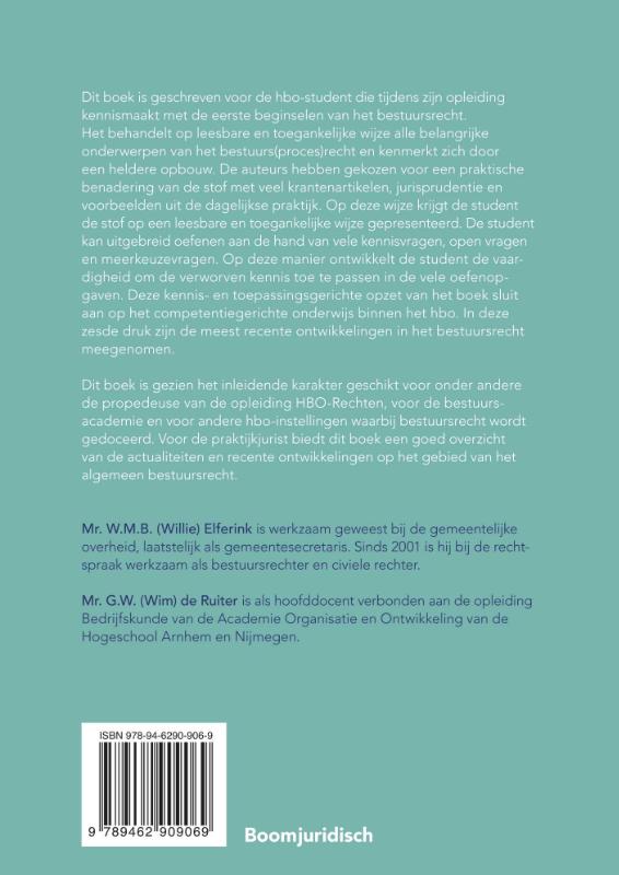 Achterkant van Bestuursrecht