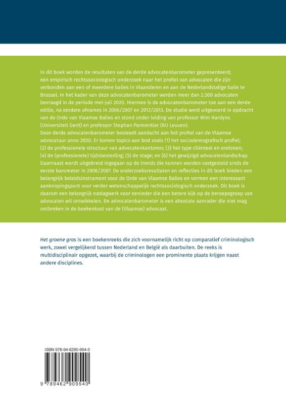 Achterkant van De Advocatenbarometer 2020